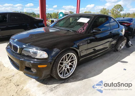 2001 BMW M3 z USA, uszkodzony, nr VIN WBSBL93431JR12158